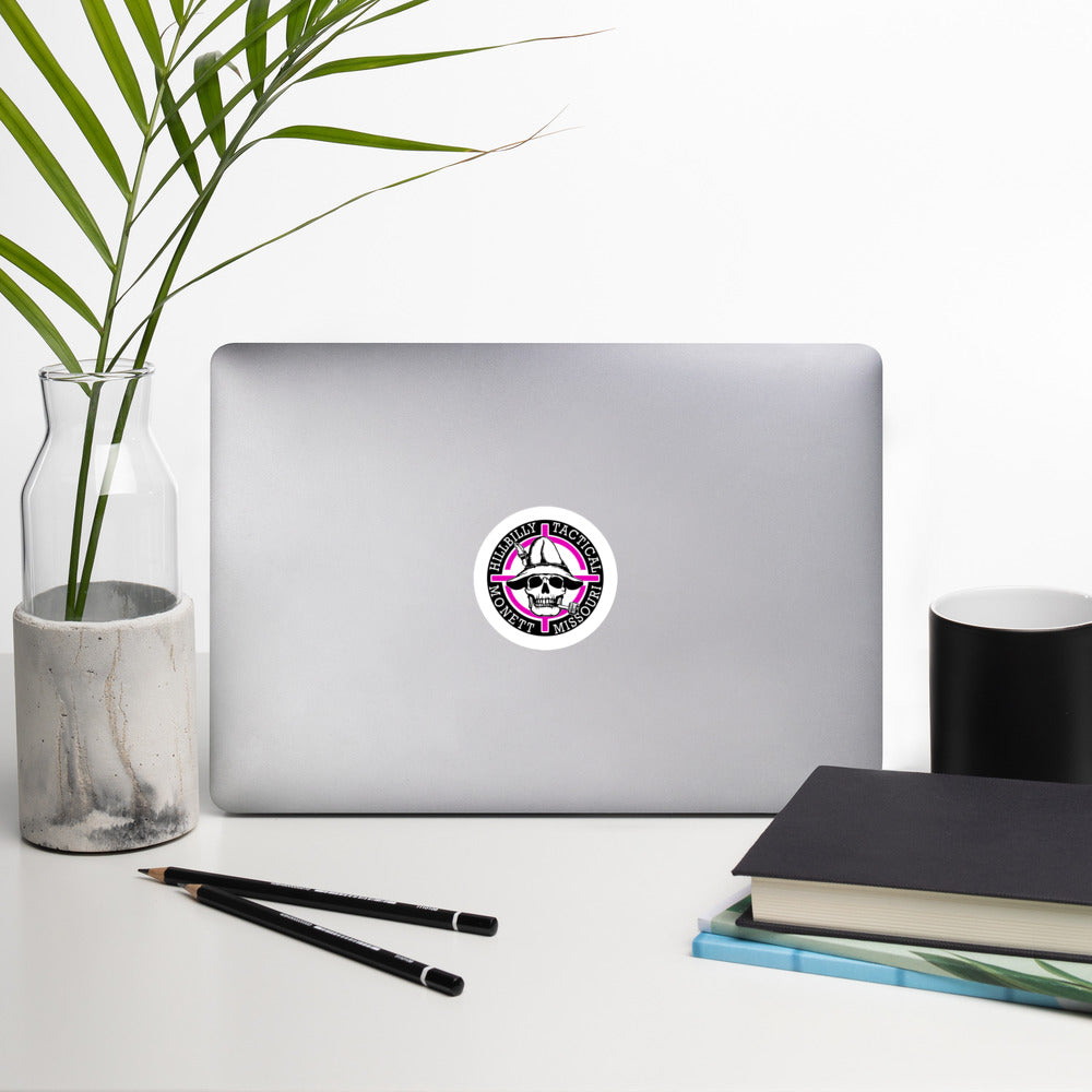 Pink Hillbilly Tactical Logo Sticker
