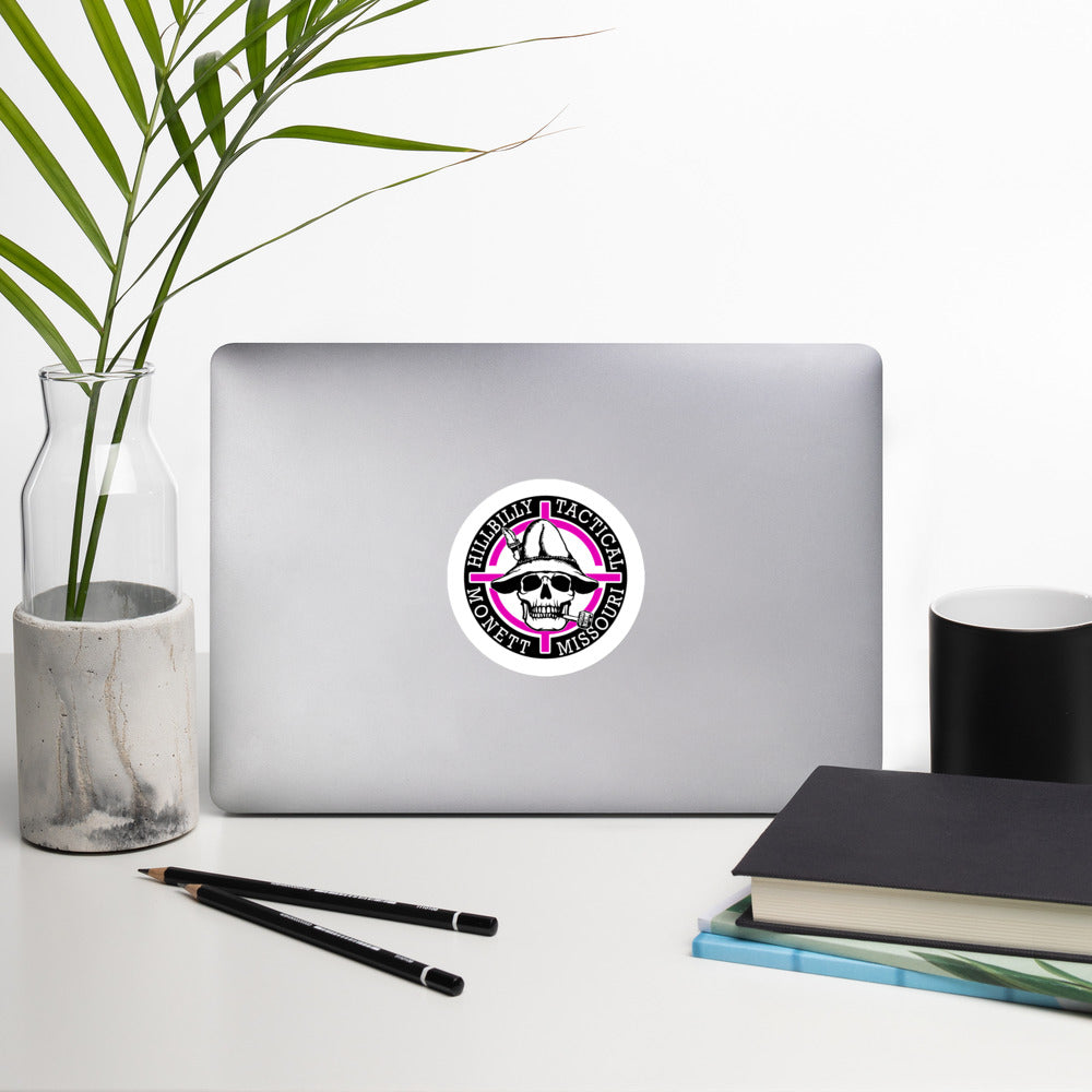 Pink Hillbilly Tactical Logo Sticker