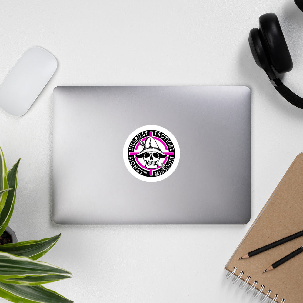 Pink Hillbilly Tactical Logo Sticker