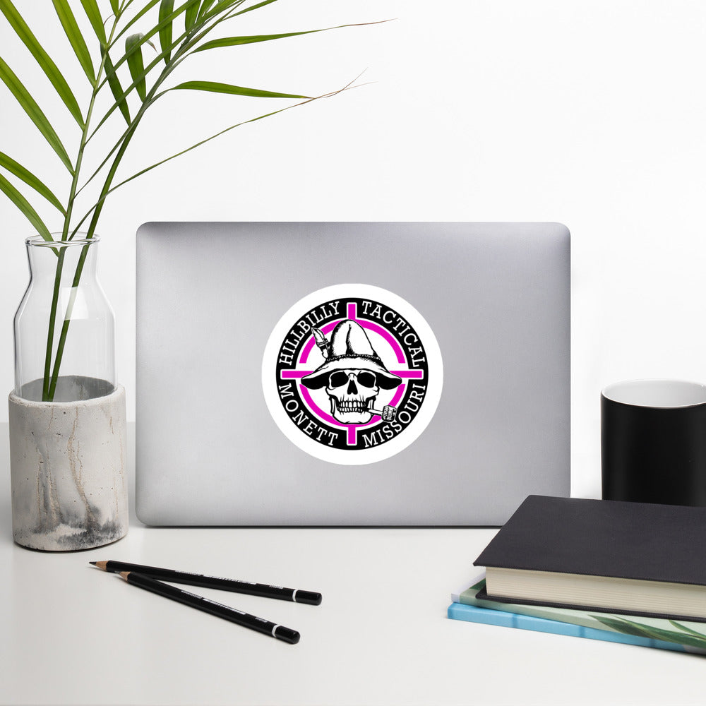 Pink Hillbilly Tactical Logo Sticker