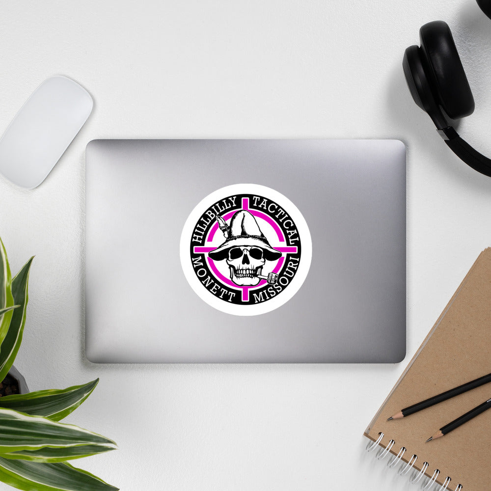 Pink Hillbilly Tactical Logo Sticker