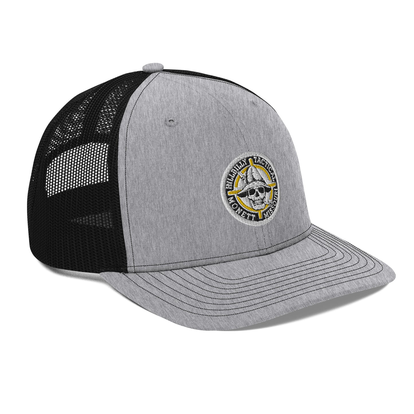 Yellow Hillbilly Tactical Logo Trucker Cap