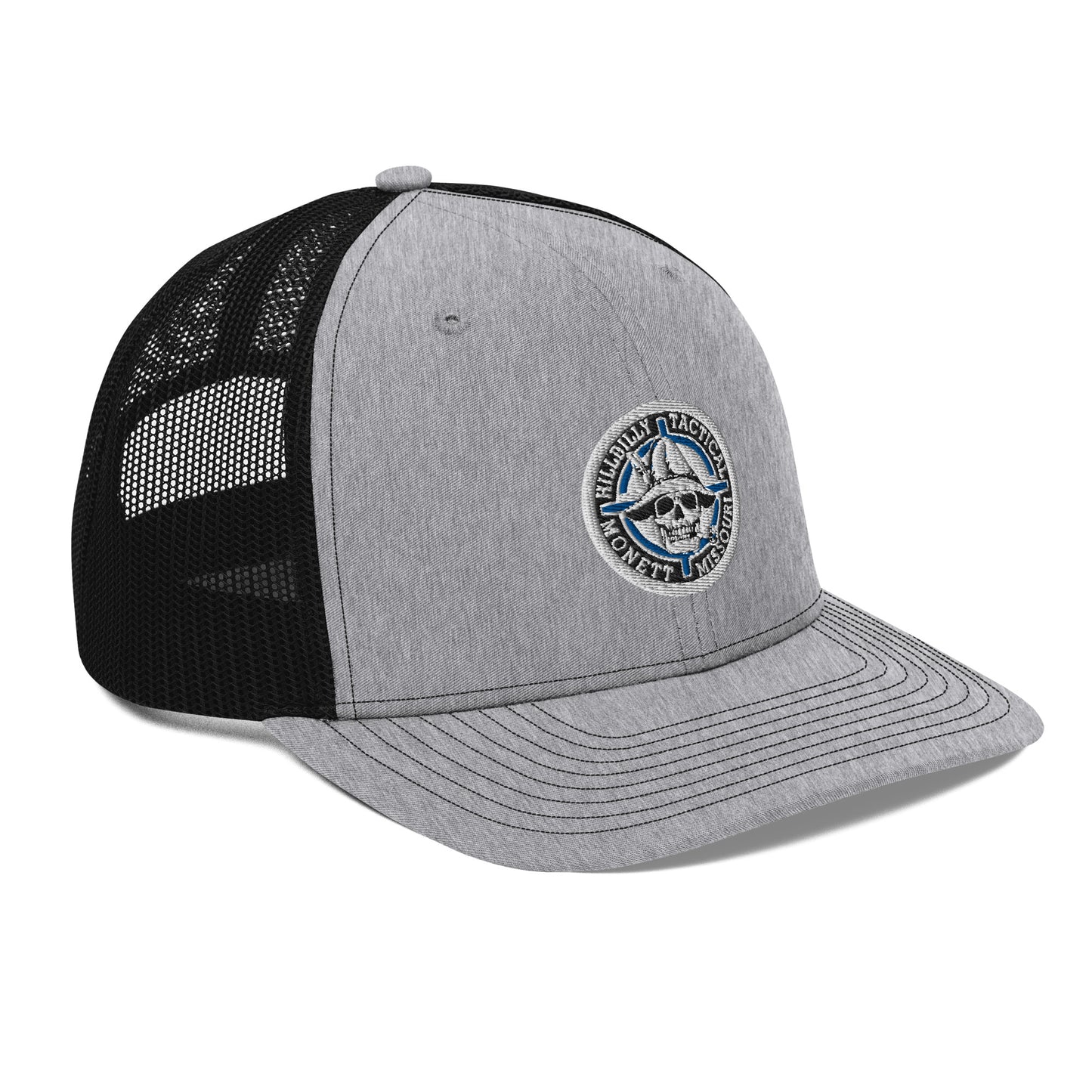Blue Hillbilly Tactical Logo Trucker Cap