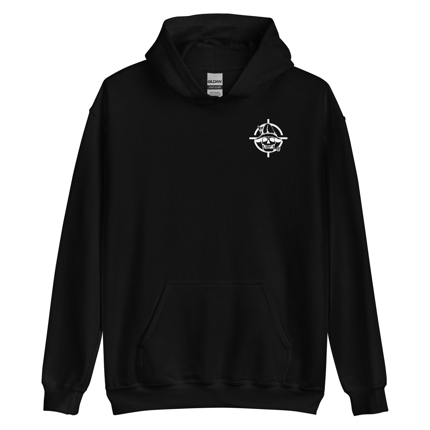 Black & White Hillbilly Tactical Logo Unisex Hoodie