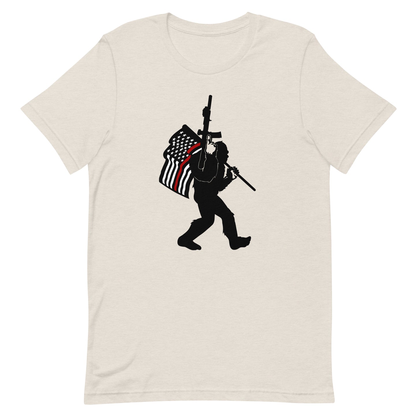 Thin Red Line Tactical Bigfoot - Firefighters- Unisex t-shirt