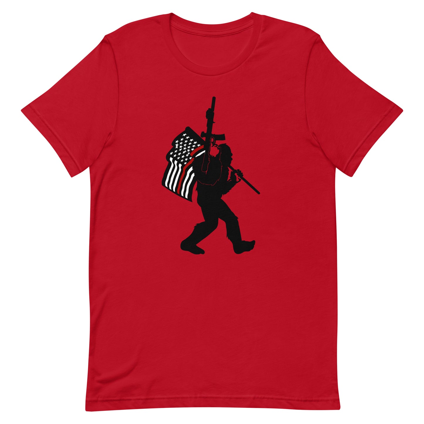 Thin Red Line Tactical Bigfoot - Firefighters- Unisex t-shirt