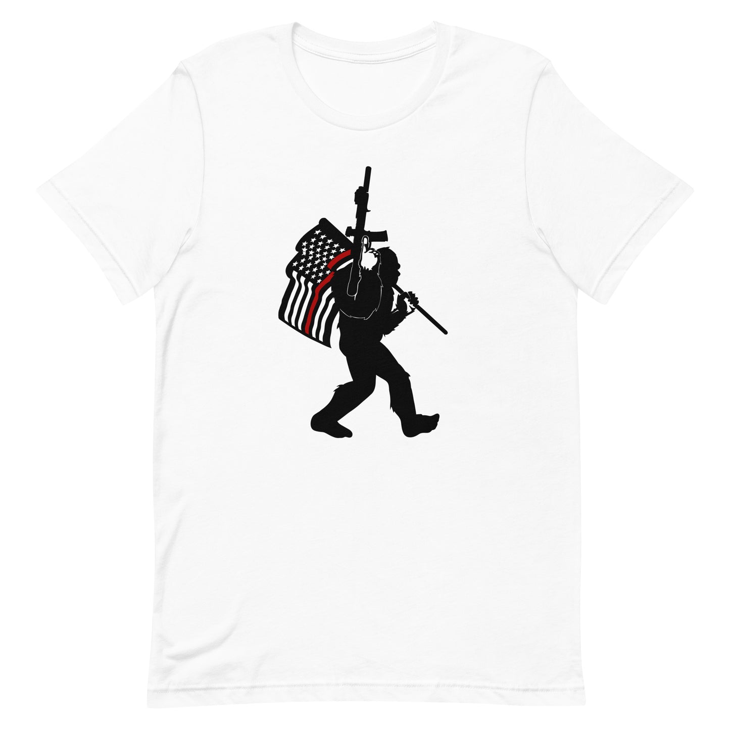 Thin Red Line Tactical Bigfoot - Firefighters- Unisex t-shirt