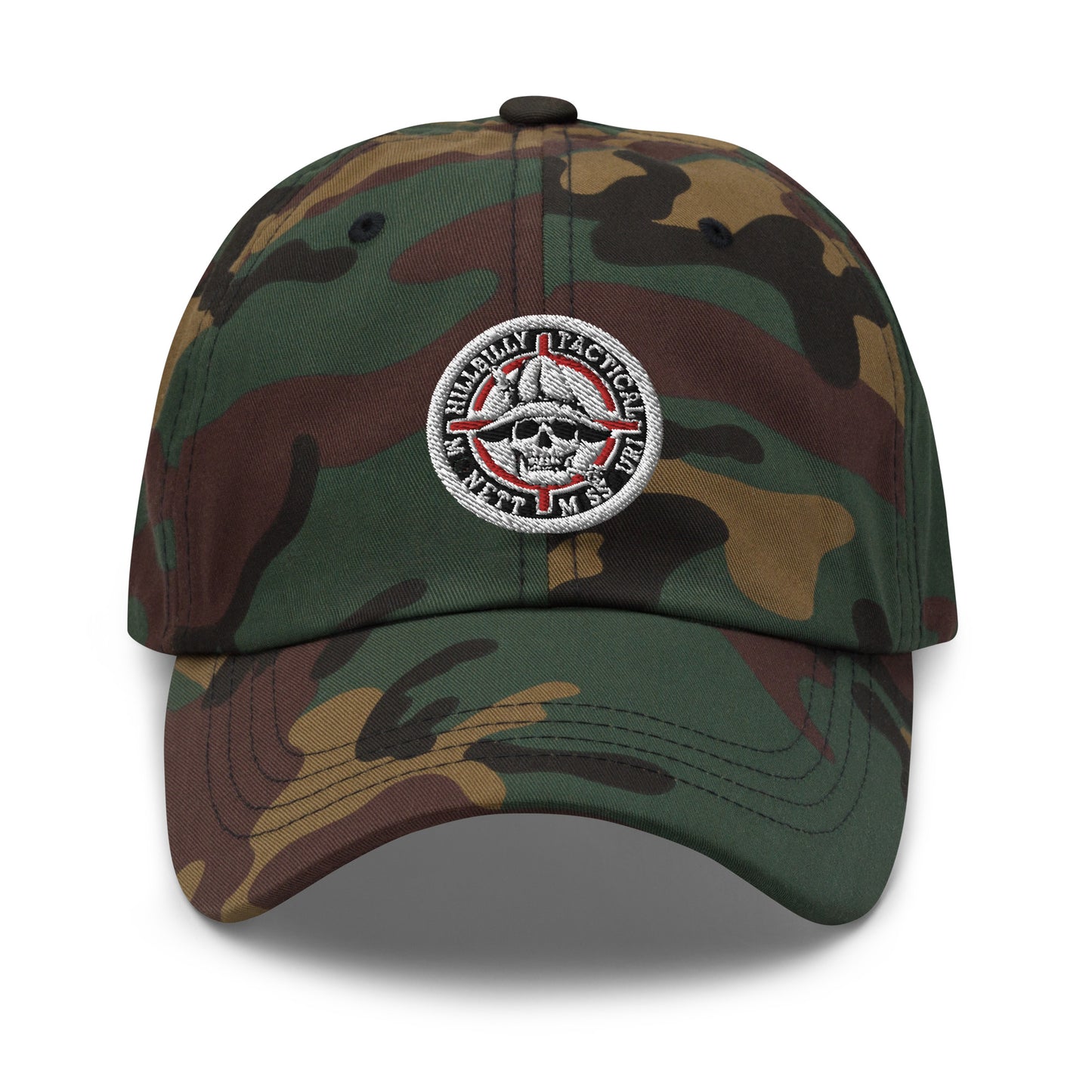 Red Hillbilly Tactical Logo Dad Hat