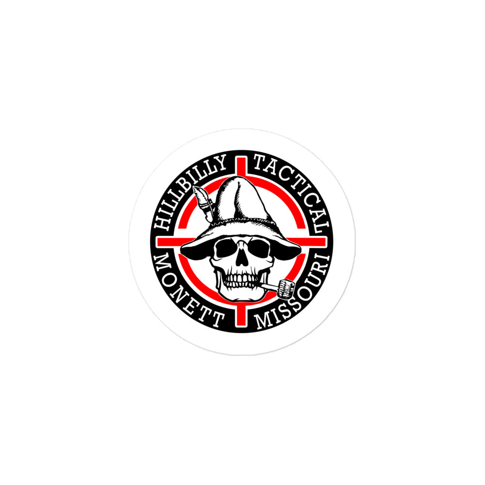 Red Hillbilly Tactical Logo Sticker