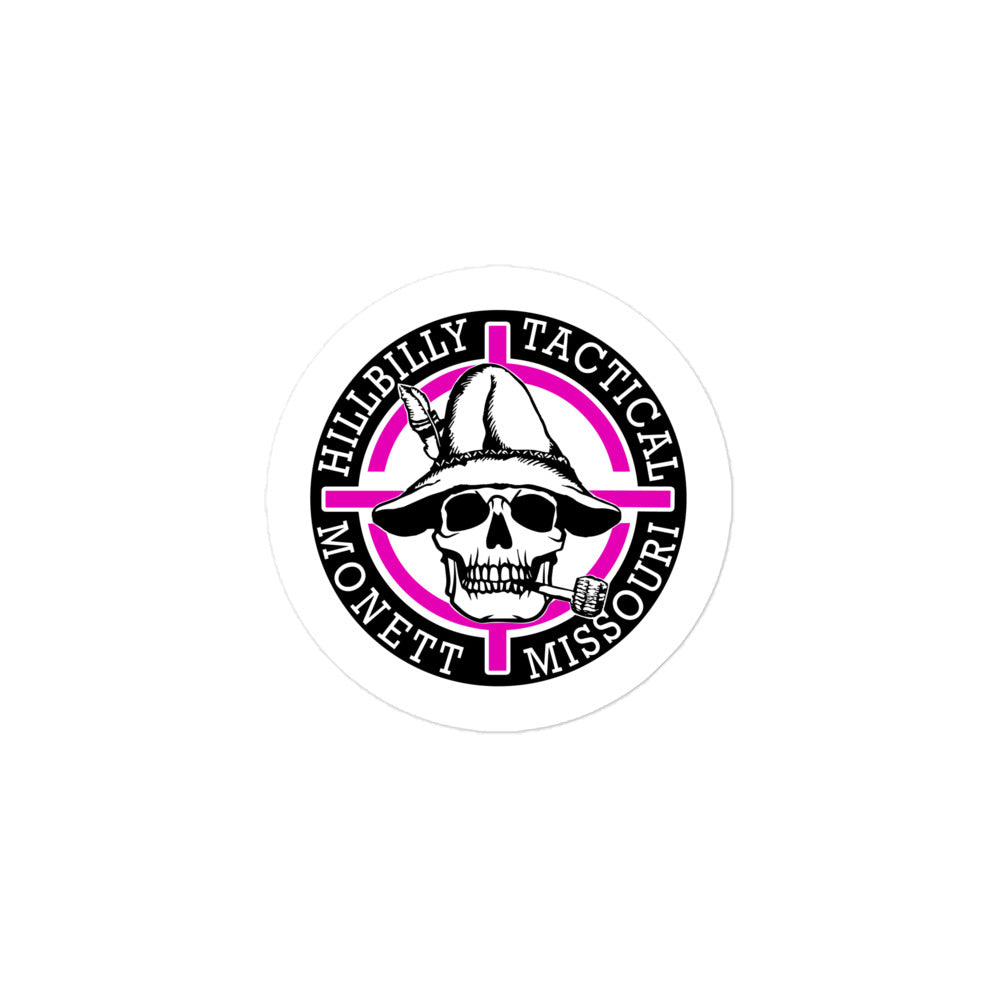 Pink Hillbilly Tactical Logo Sticker