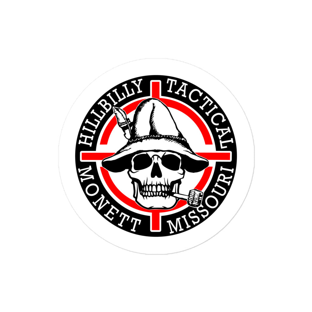 Red Hillbilly Tactical Logo Sticker