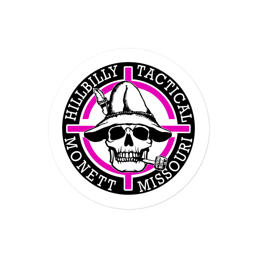 Pink Hillbilly Tactical Logo Sticker