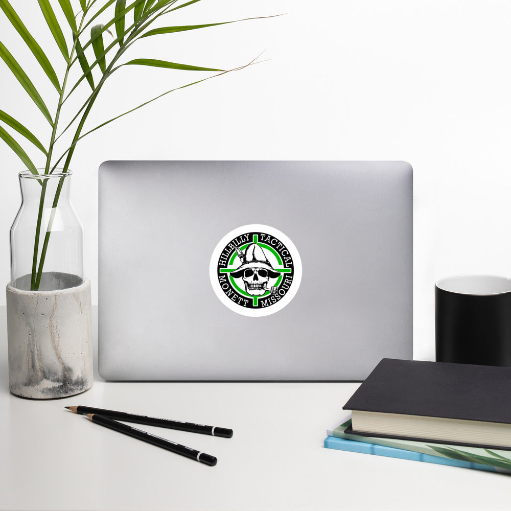 Green Hillbilly Tactical Logo Sticker