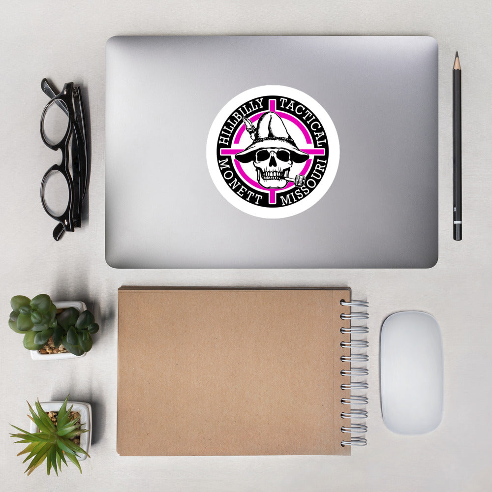 Pink Hillbilly Tactical Logo Sticker