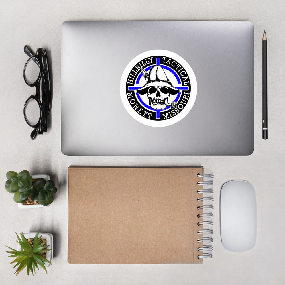 Blue Hillbilly Tactical Logo Sticker