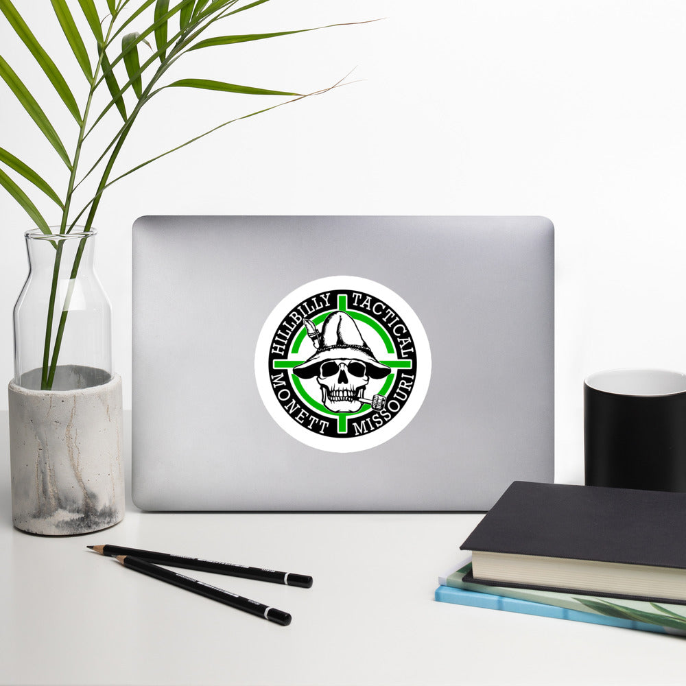 Green Hillbilly Tactical Logo Sticker
