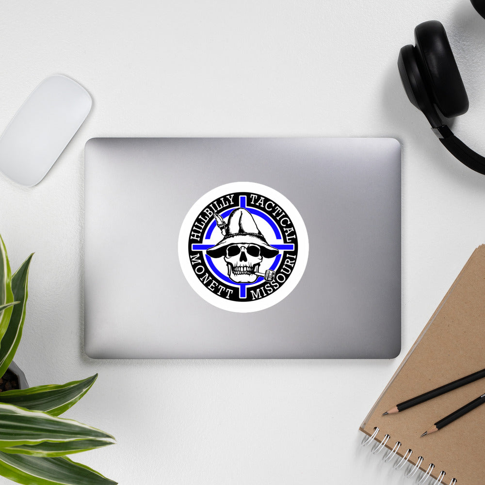 Blue Hillbilly Tactical Logo Sticker