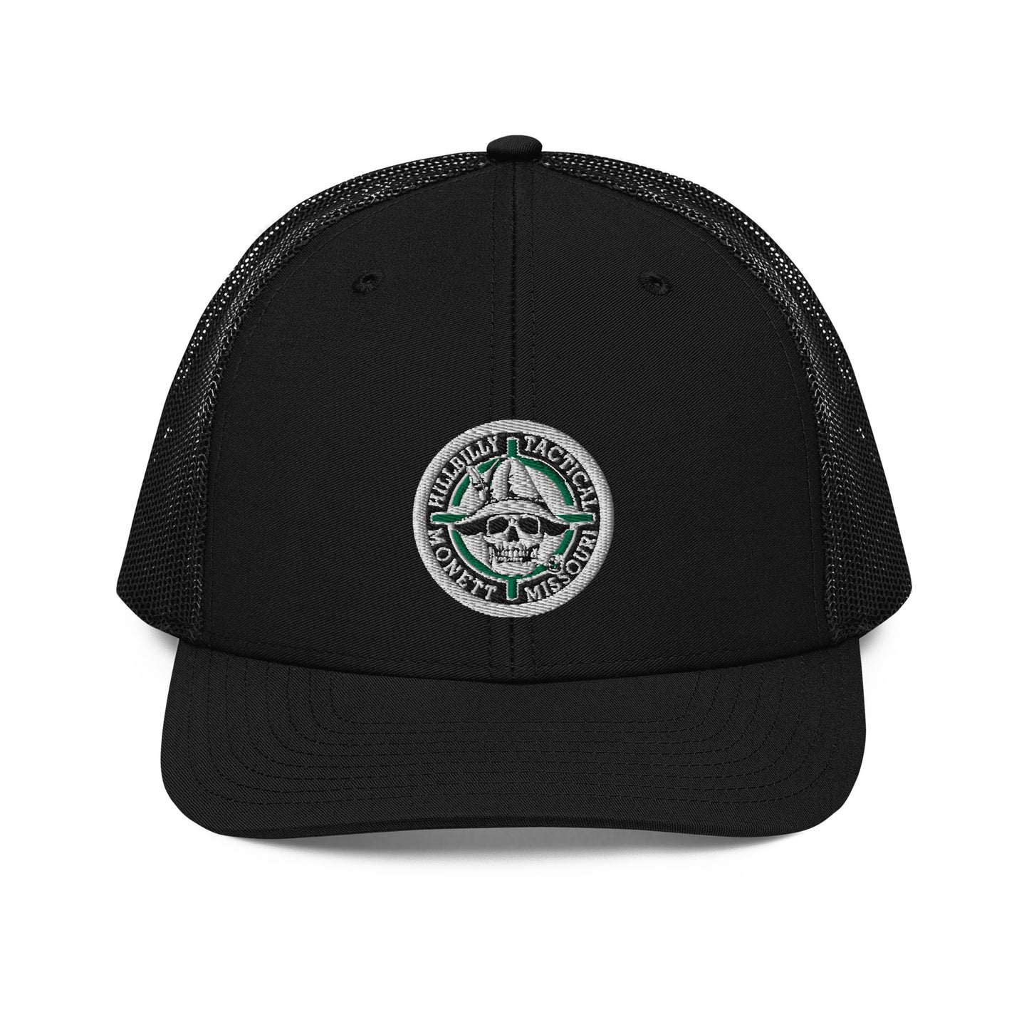 Green Hillbilly Tactical Logo Trucker Cap