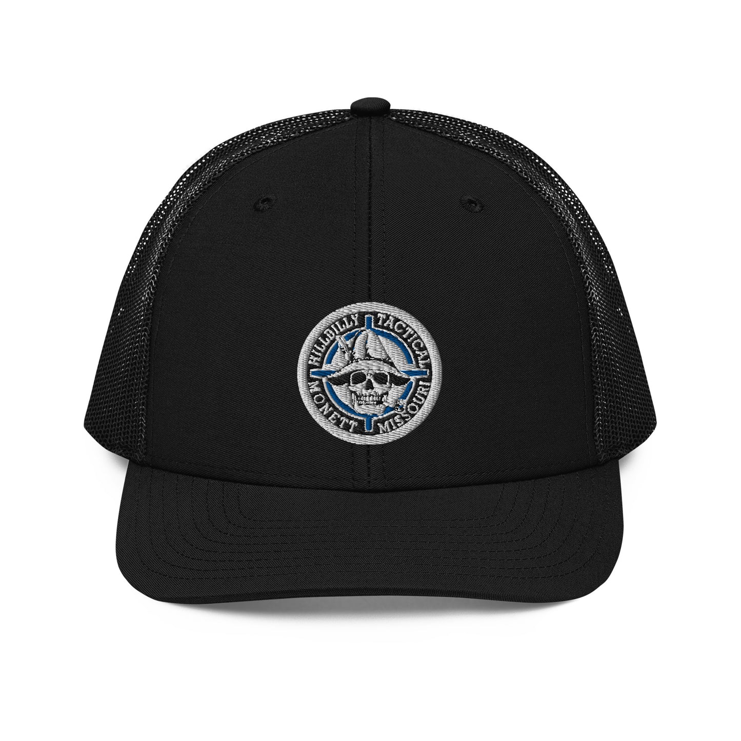 Blue Hillbilly Tactical Logo Trucker Cap