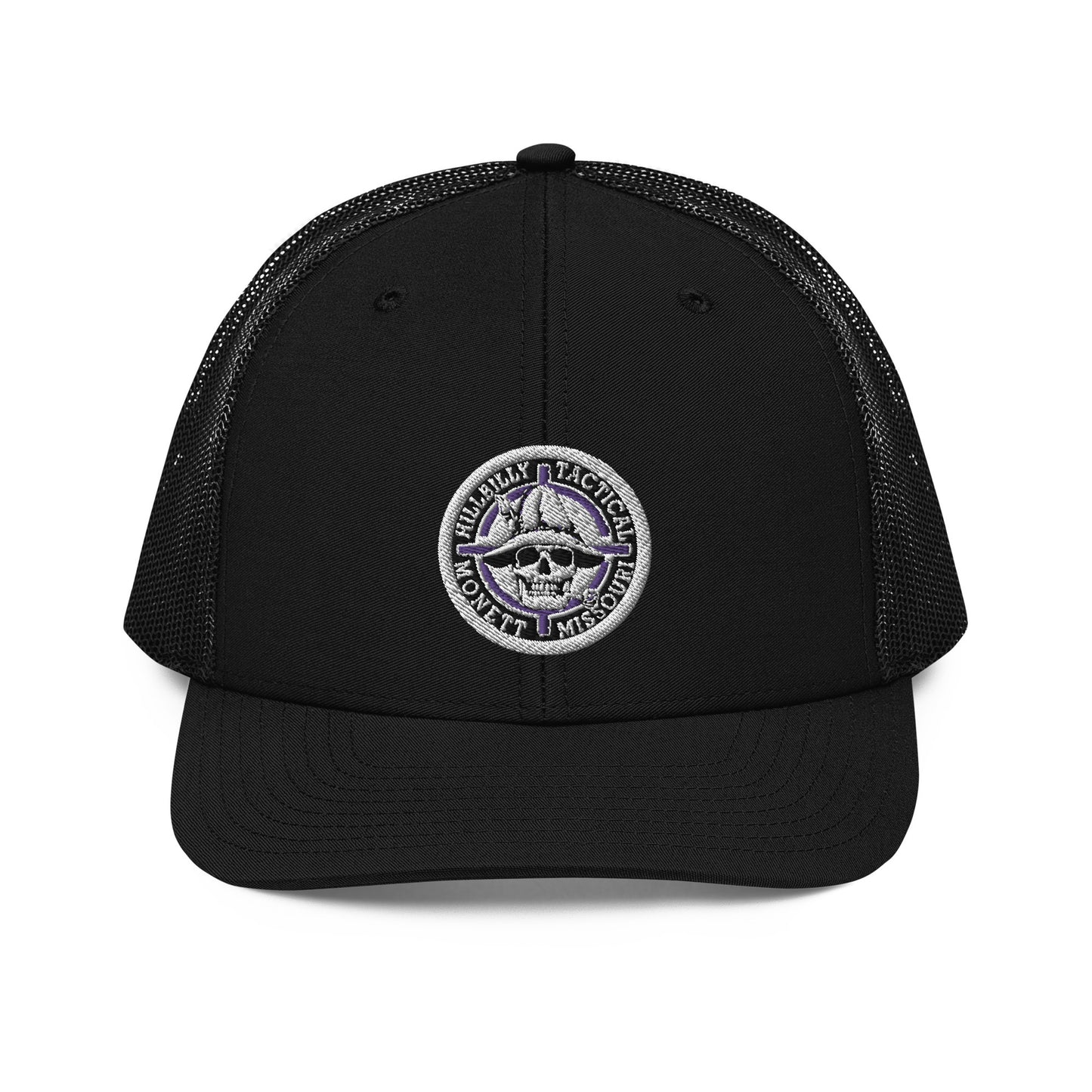 Purple Hillbilly Tactical Logo Trucker Cap