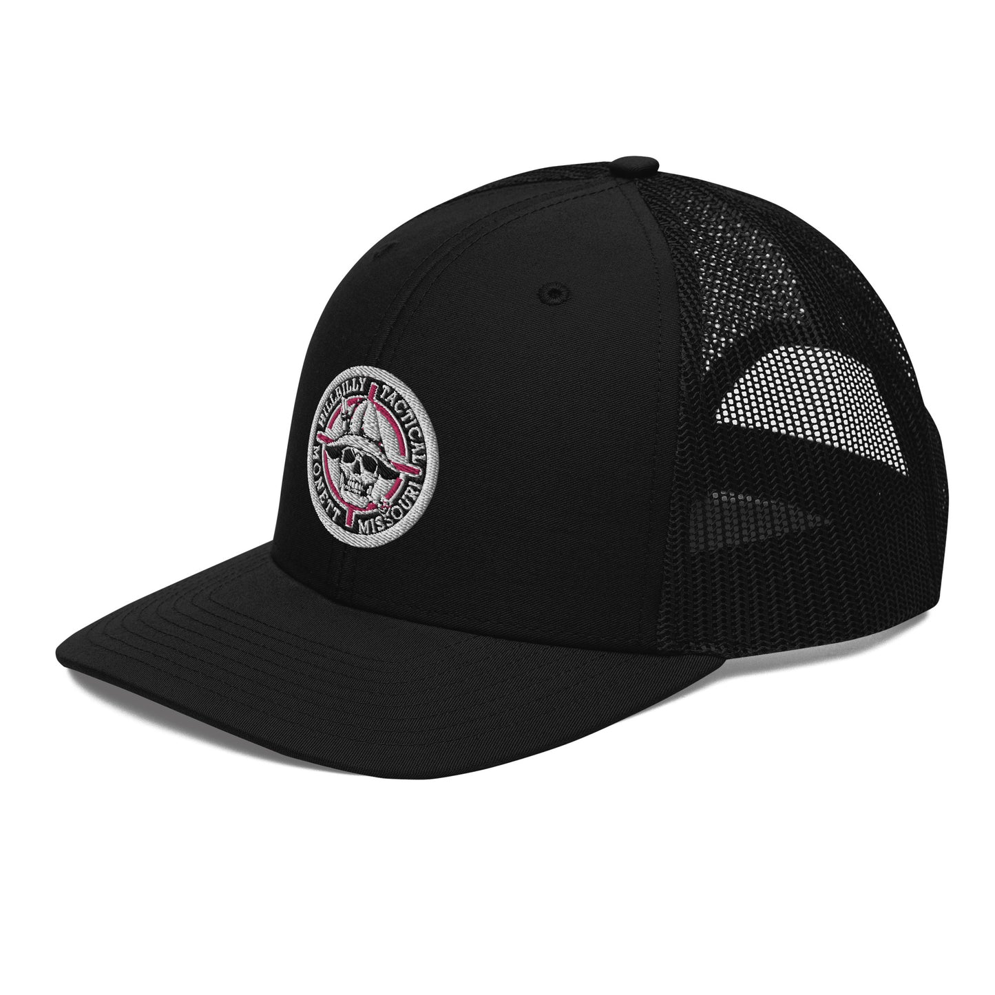 Pink Hillbilly Tactical Logo Trucker Cap