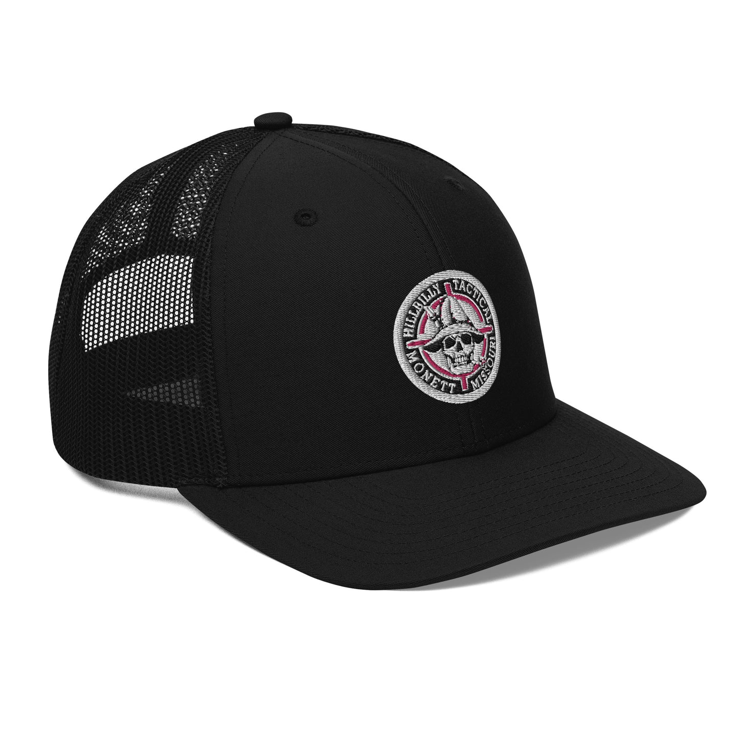 Pink Hillbilly Tactical Logo Trucker Cap