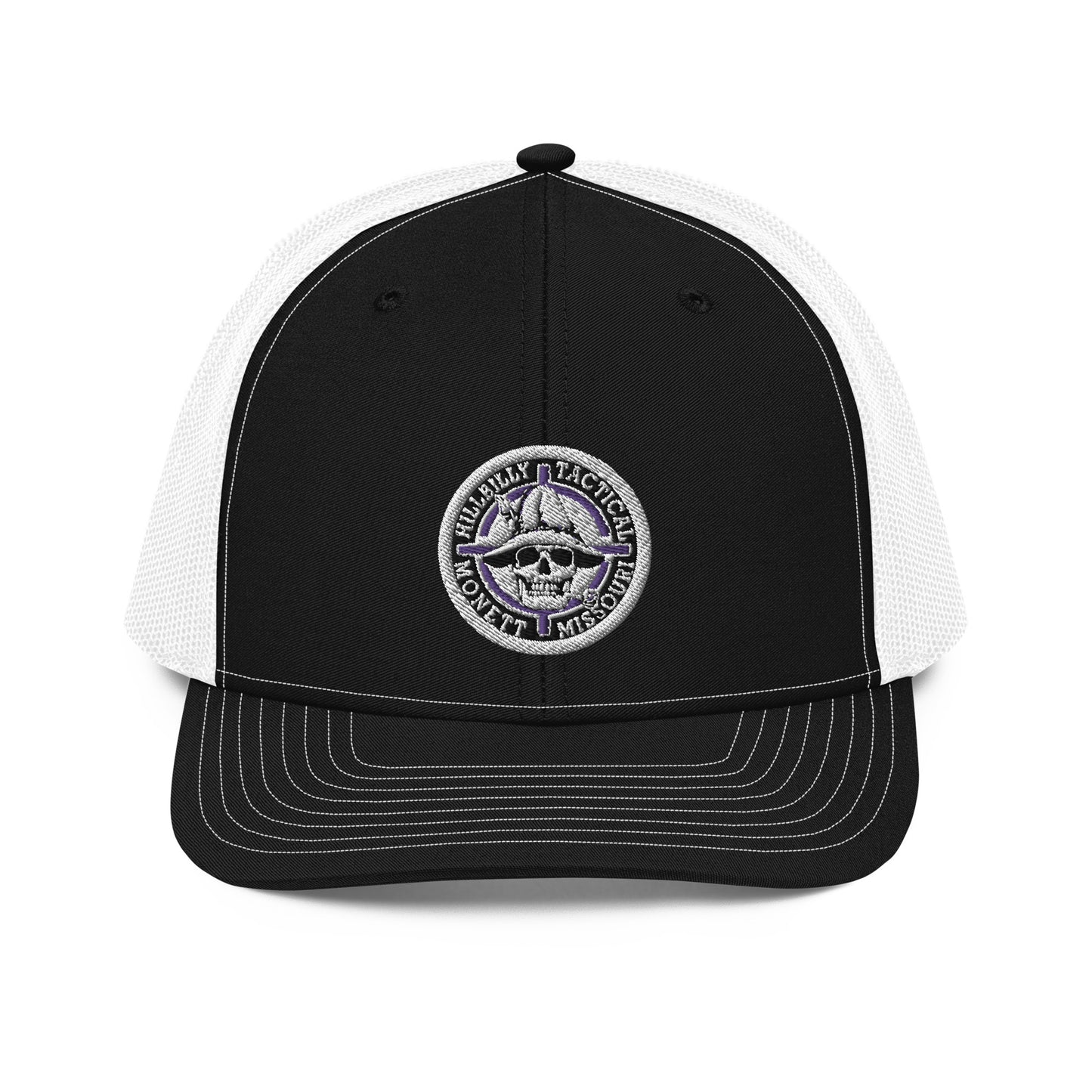 Purple Hillbilly Tactical Logo Trucker Cap