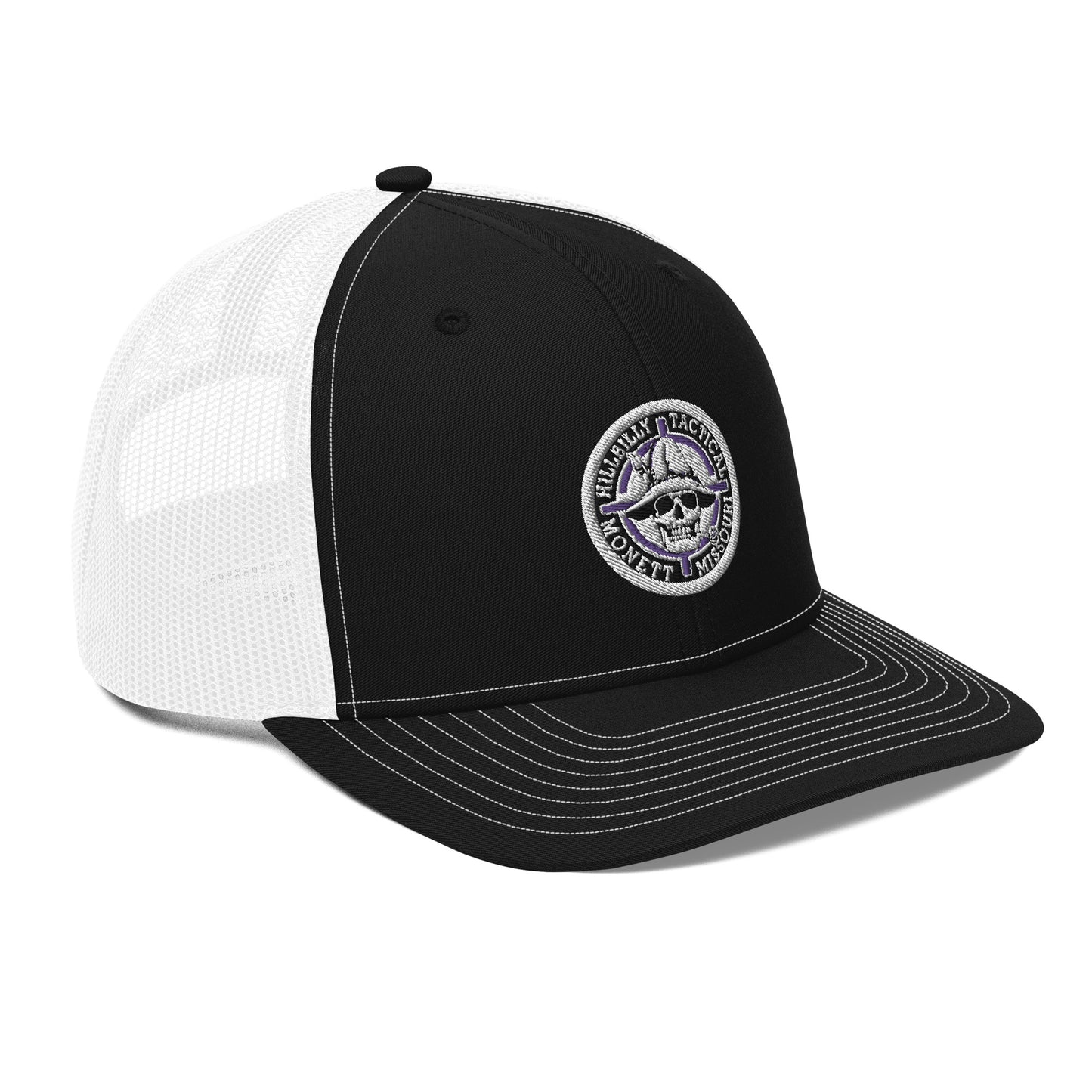 Purple Hillbilly Tactical Logo Trucker Cap