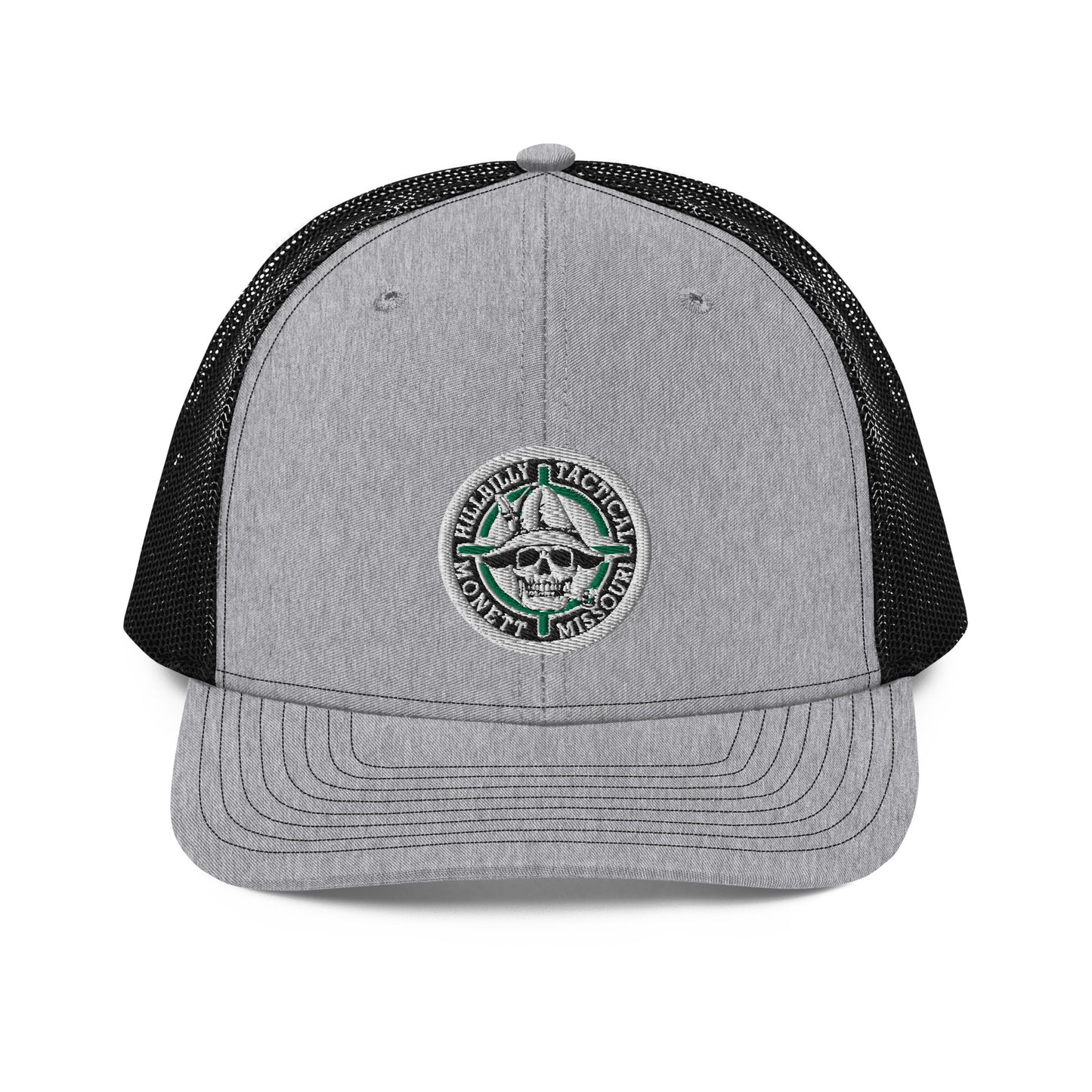 Green Hillbilly Tactical Logo Trucker Cap