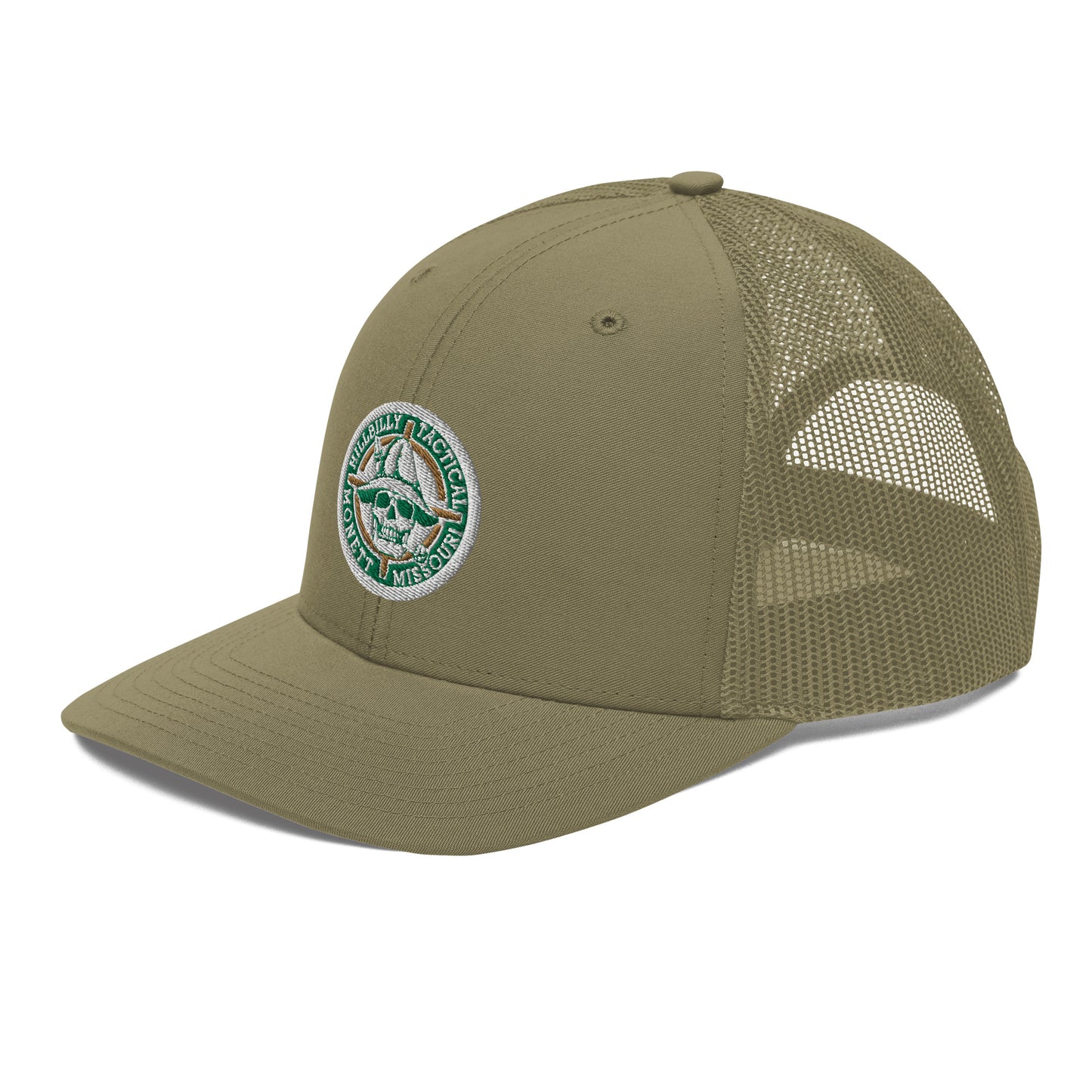 Woodsy Hillbilly Tactical Logo Trucker Cap