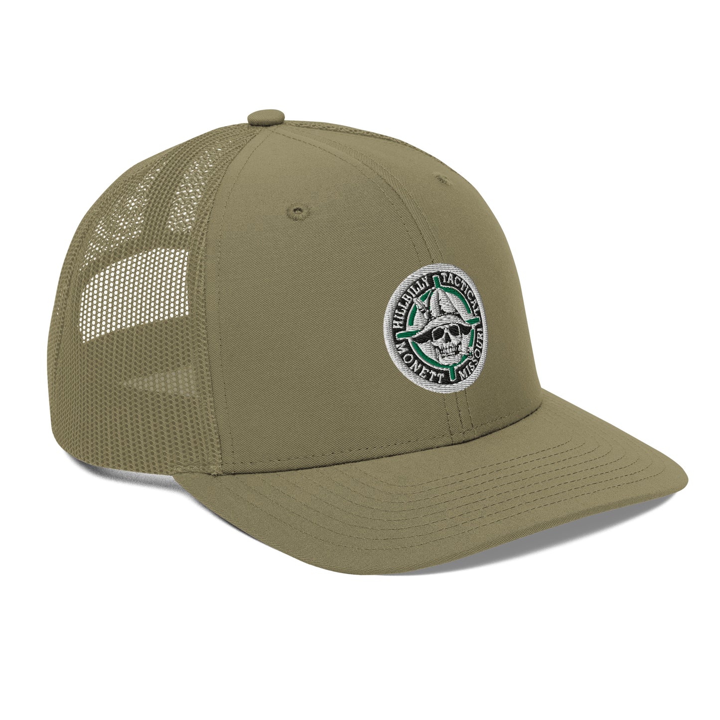 Green Hillbilly Tactical Logo Trucker Cap