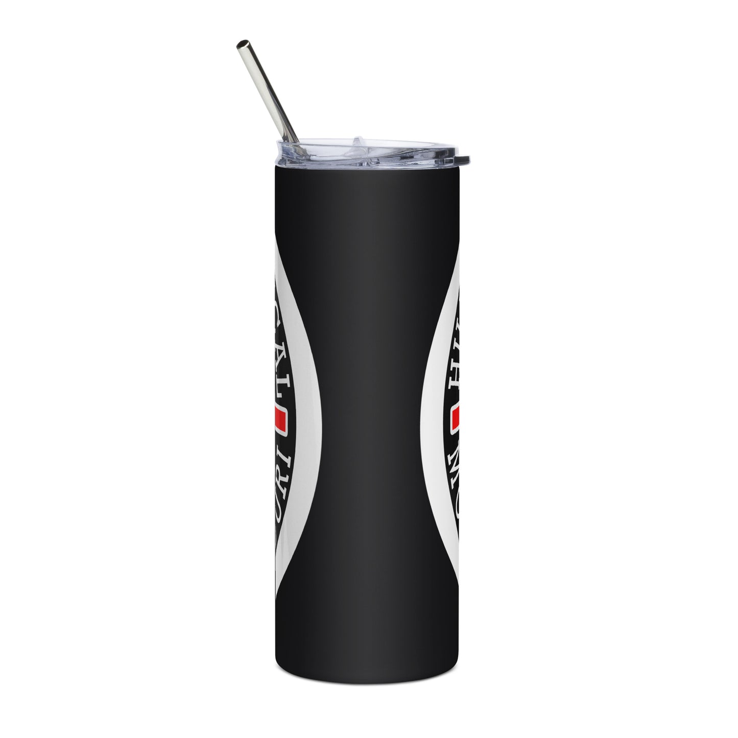 Red Hillbilly Tactical Logo Stainless Steel Tumbler