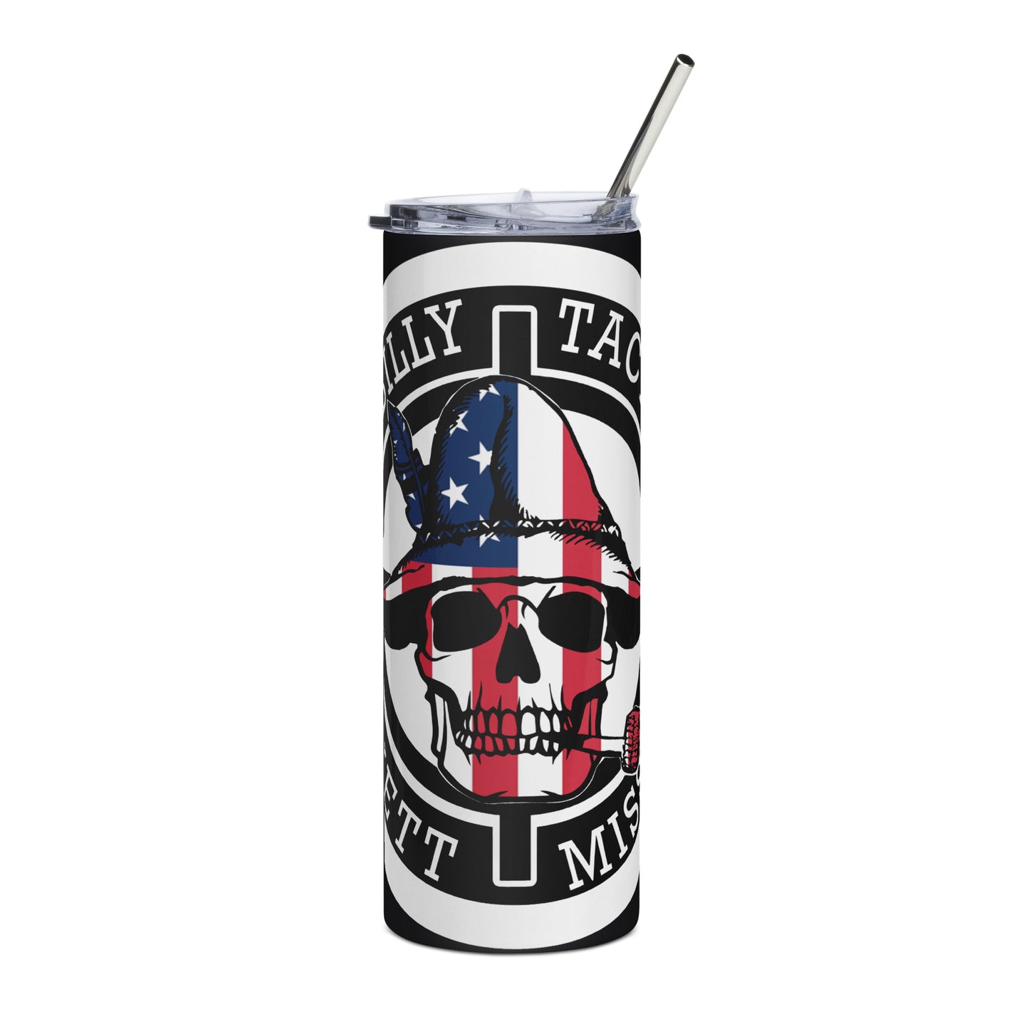 USA Hillbilly Tactical Logo Stainless Steel Tumbler