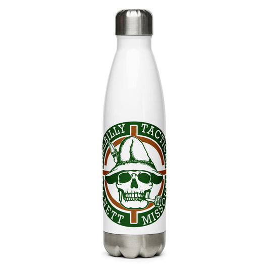 Woodsy Hillbilly Tactical Logo Stainless Steel Water Bottle
