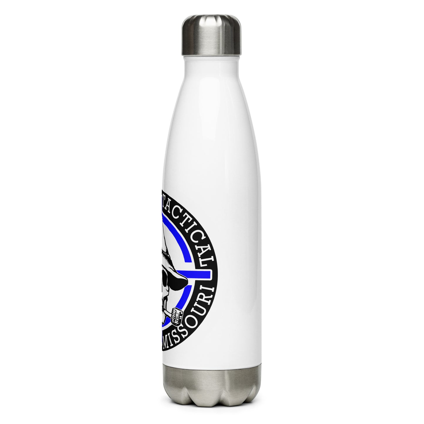 Blue Hillbilly Tactical Logo Stainless Steel Water Bottle