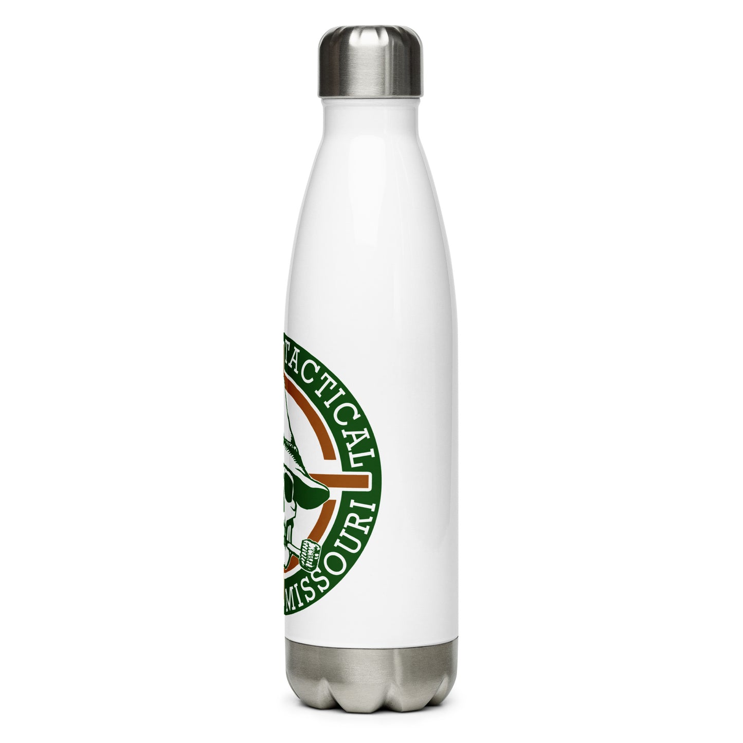 Woodsy Hillbilly Tactical Logo Stainless Steel Water Bottle