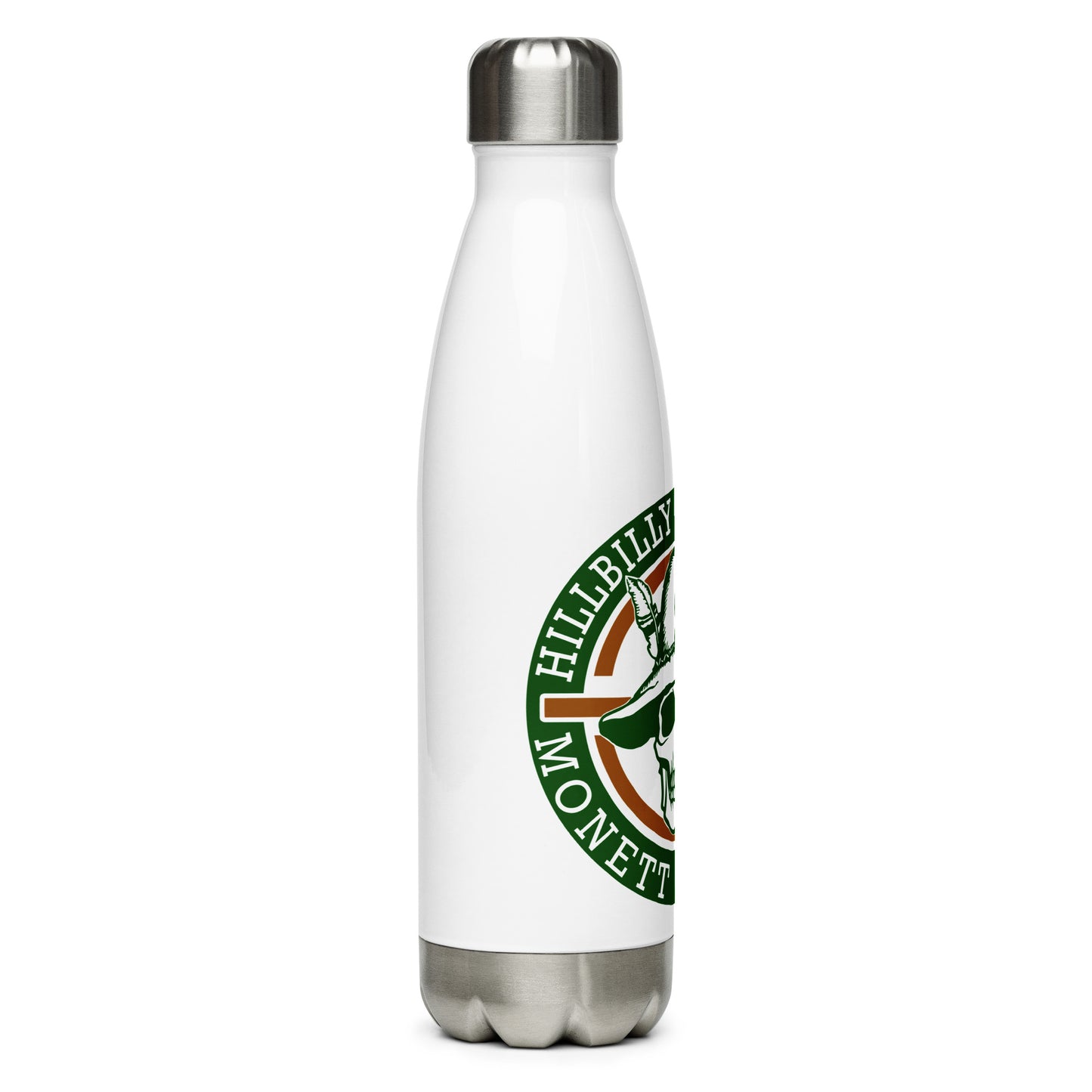 Woodsy Hillbilly Tactical Logo Stainless Steel Water Bottle