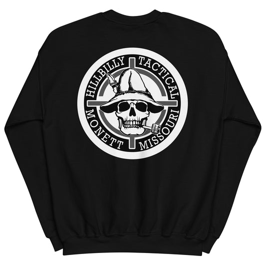Black & White Hillbilly Tactical Logo Unisex Sweatshirt