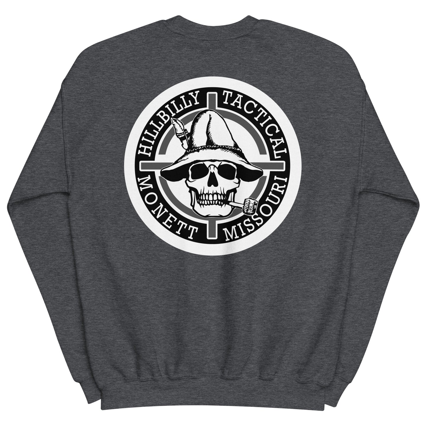 Black & White Hillbilly Tactical Logo Unisex Sweatshirt