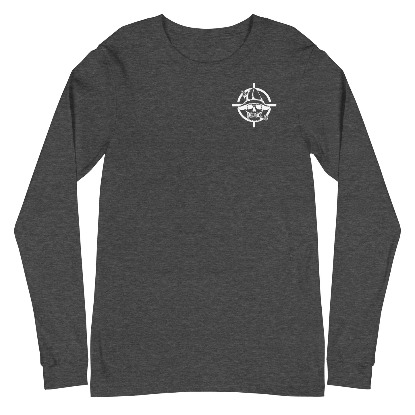 Black & White Hillbilly Tactical Logo Unisex Long Sleeve Tee