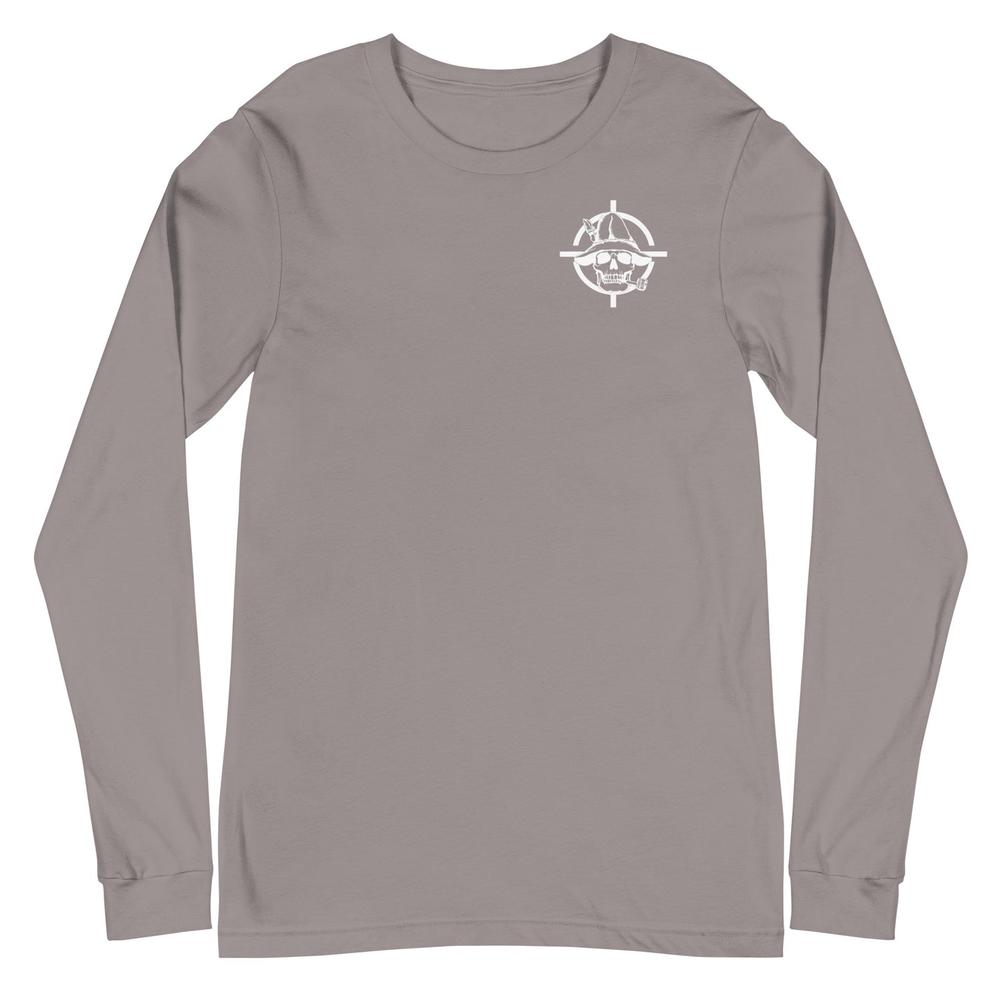 Black & White Hillbilly Tactical Logo Unisex Long Sleeve Tee