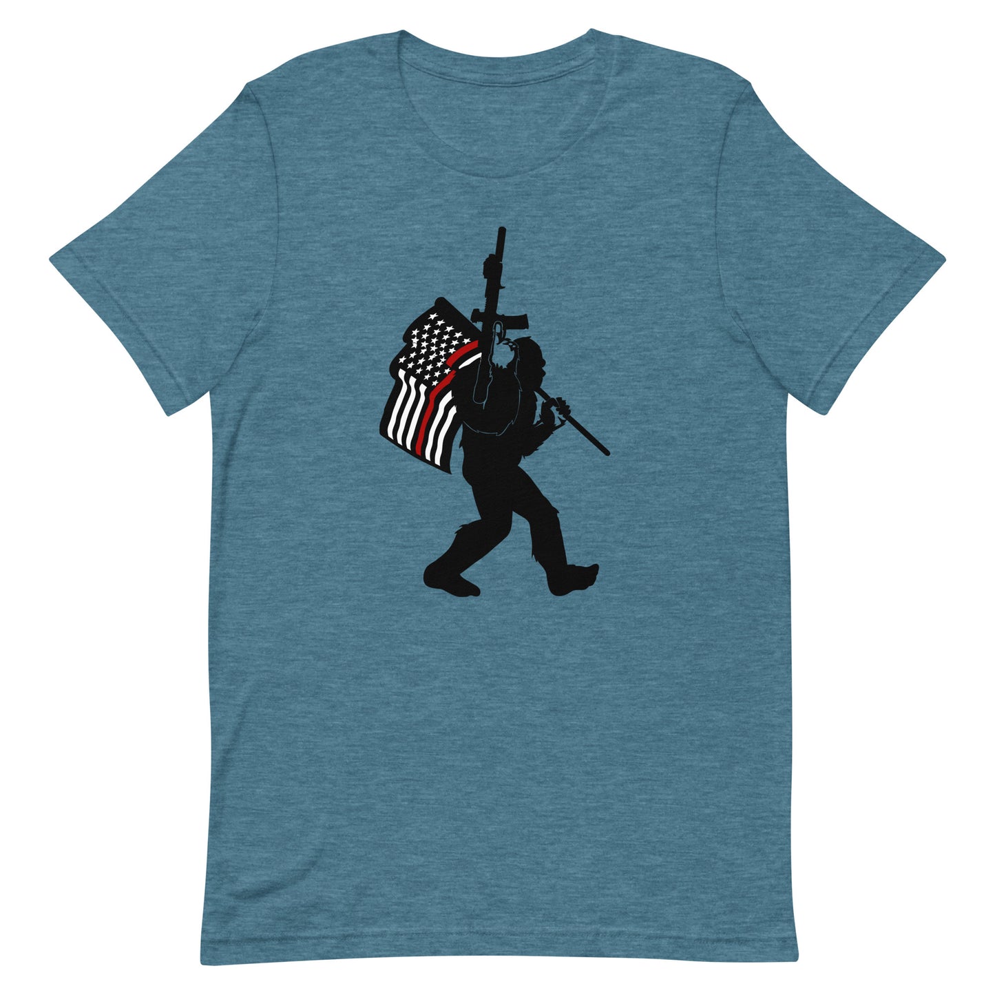 Thin Red Line Tactical Bigfoot - Firefighters- Unisex t-shirt