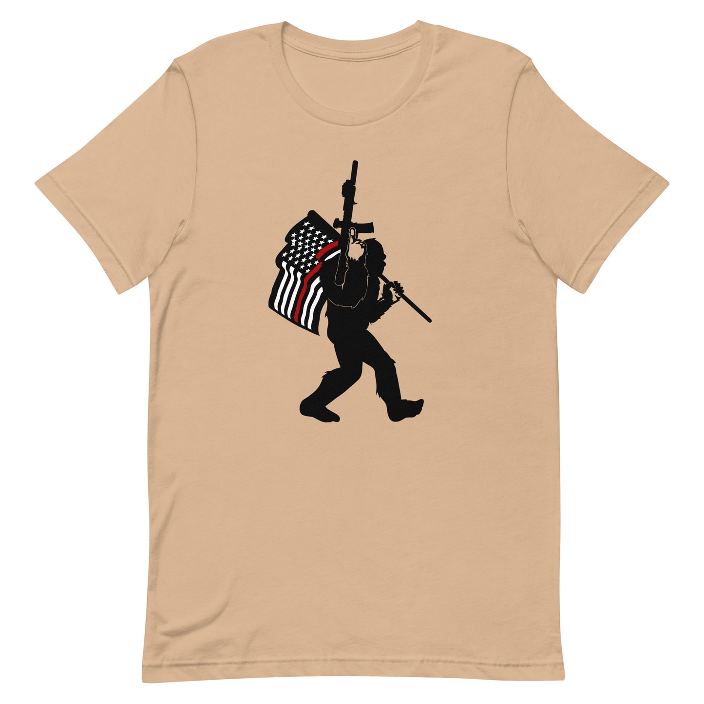Thin Red Line Tactical Bigfoot - Firefighters- Unisex t-shirt
